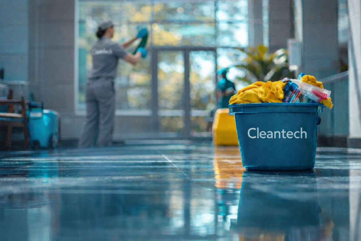 commercial cleaning services San Diego office cleaning with Cleantech team